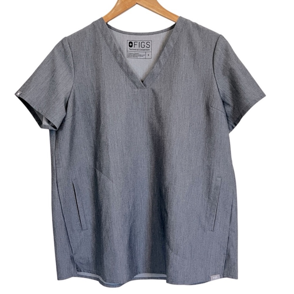 Figs Basa 2 Pocket Maternity Scrub Top size S